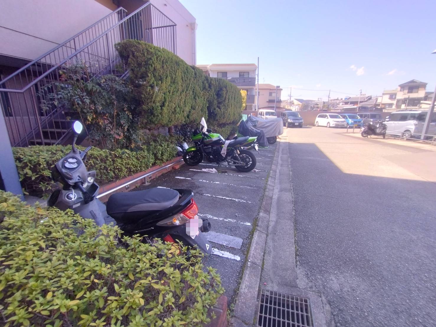 バイク置場