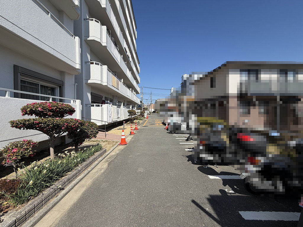 バイク置場 バイク置場