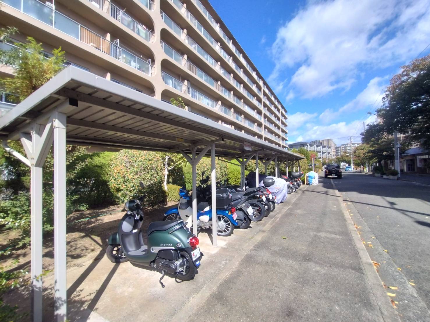 バイク置き場